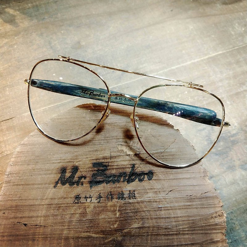 Taiwan handmade glasses [MB F] series of exclusive patented touch aesthetic aesthetic action art - กรอบแว่นตา - ไม้ไผ่ หลากหลายสี