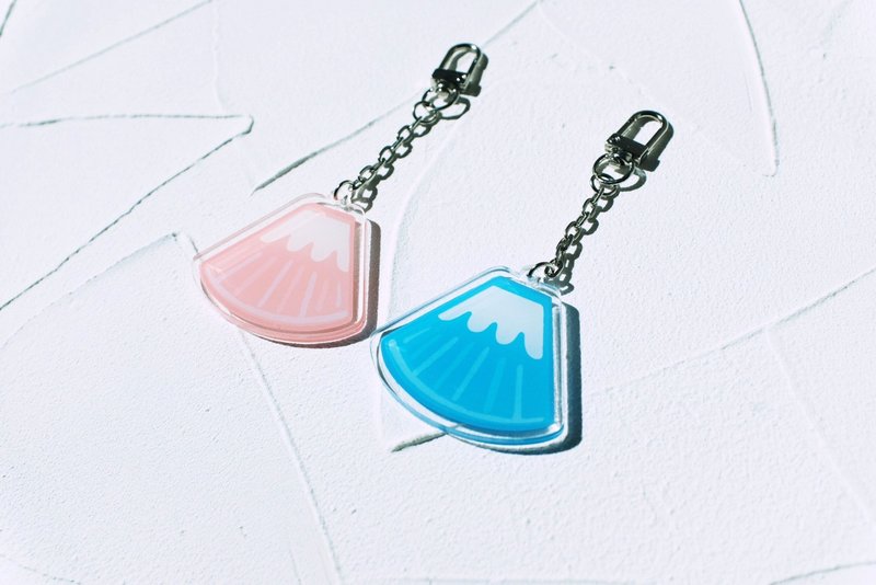 Mt. Fuji in my heart | Acrylic key ring charm | Key ring - ที่ห้อยกุญแจ - อะคริลิค หลากหลายสี