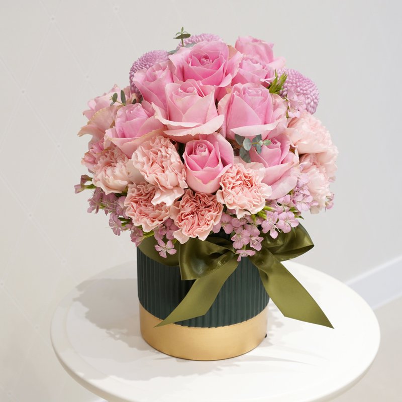 粉紅鮮花盆花桌花。景美站自取限定 - 盆栽/植栽 - 植物．花 
