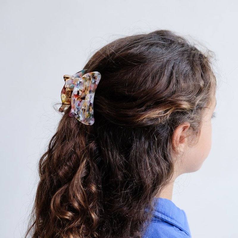 英國Mimi &amp; Lula_AW24_喵汪派對-可愛貓造型抓夾 抓夾 - 嬰兒手鍊/飾品 - 聚酯纖維 