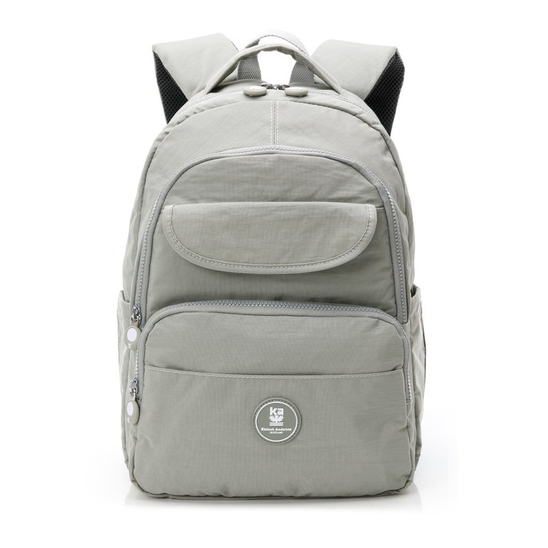 【Kinloch Anderson】FRANCIS Multifunctional Backpack - Gray - กระเป๋าเป้สะพายหลัง - ไนลอน สีเทา