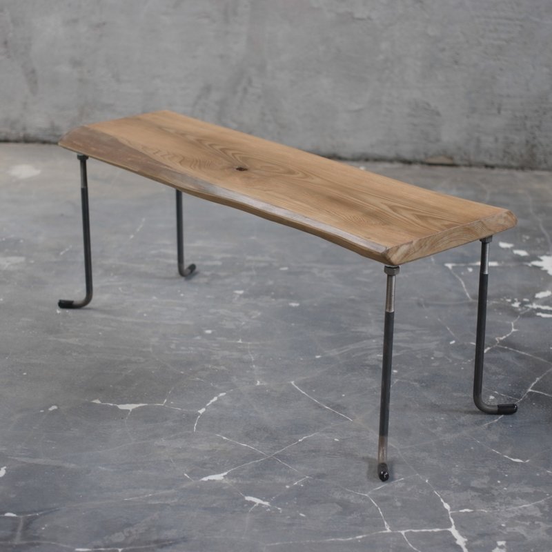 wood iron table 34*80*28 - 餐桌/書桌 - 木頭 咖啡色