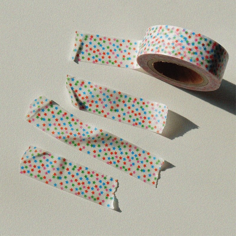 Cluster of Stars Masking Tape - Washi Tape - Paper Multicolor
