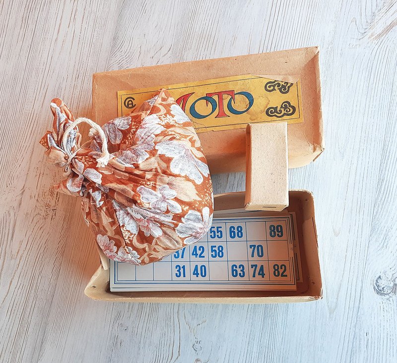 ロシアのロト ゲーム ブラック カーボライト バレル - 90 ナンバー ビンゴ ソビエト ゲーム セット - ボードゲーム・玩具 - その他の素材 