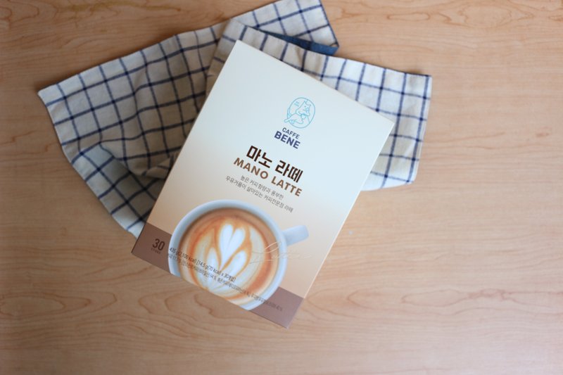 Caffebene coffee with three-in-one latte (30 pieces/box) - กาแฟ - กระดาษ ขาว