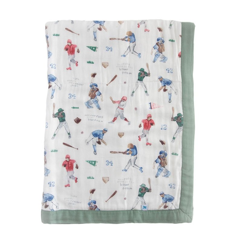 Little Unicorn Bamboo Fiber Baby Blanket - อื่นๆ - ผ้าฝ้าย/ผ้าลินิน ขาว