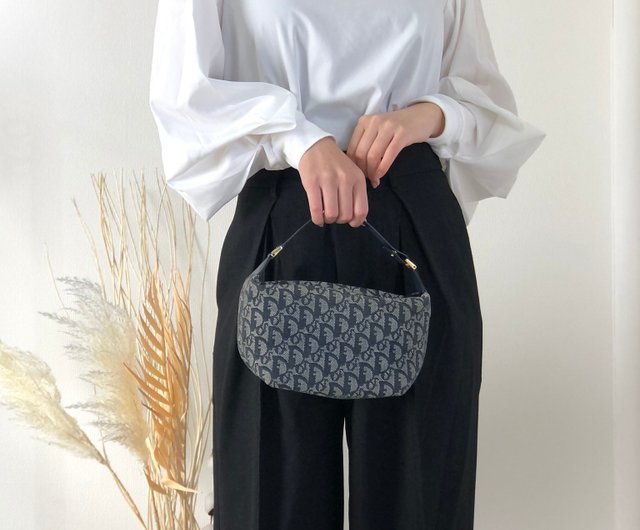 希少✨Christian Dior トロッター バニティバッグ ポーチ 日本直送 名牌中古包 】Christian Dior クリスチャン ディオール