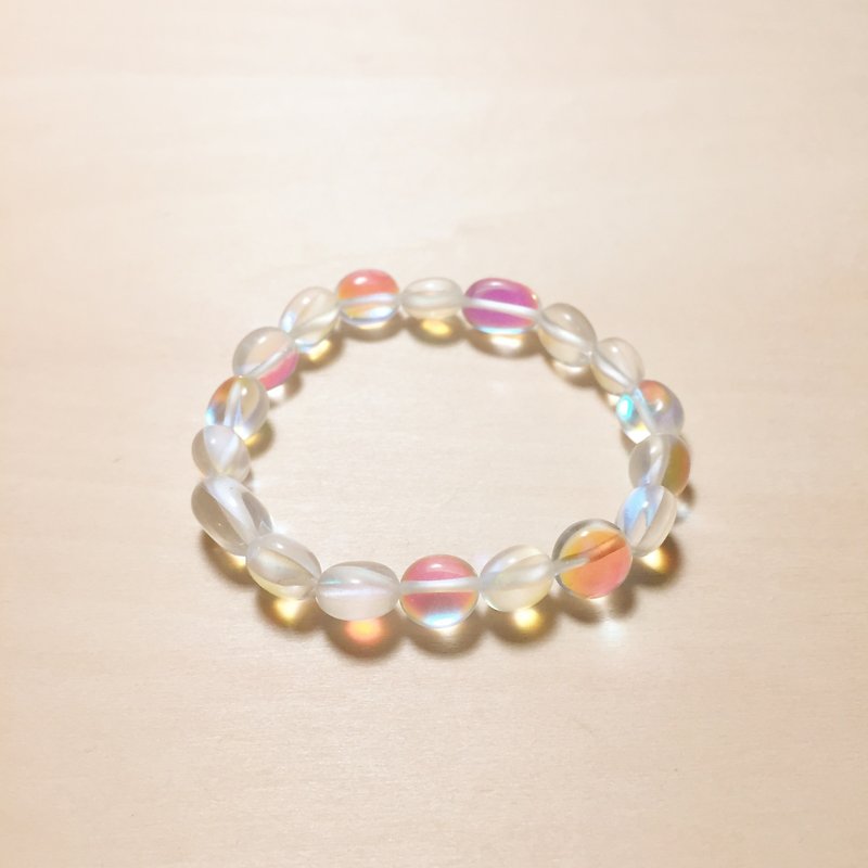 Irregular Austria AB white crystal bracelet - Earrings & Clip-ons - Crystal Transparent