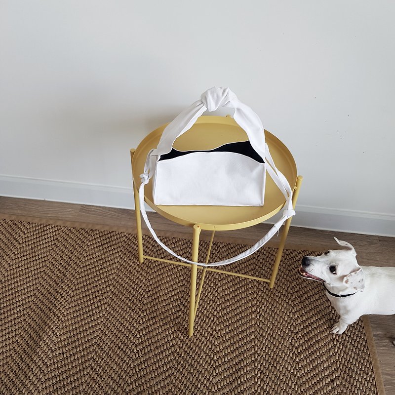 POOK BAG // WHITE - Handbags & Totes - Cotton & Hemp White