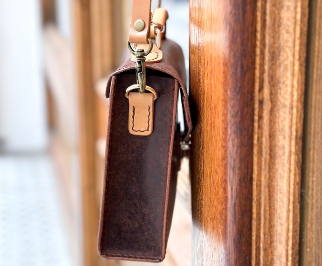 本革ハンドメイド　ショルダーバッグ　バッグチャーム　フルオーダー専用 ミニハンドバッグ＆ショルダーバッグ DIYレザークラフトキット 本革