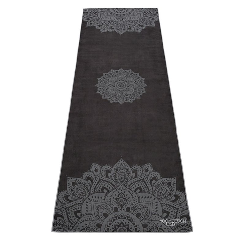 【Yoga Design Lab】ヨガマットタオル マンダラブラック - エクササイズグッズ - その他の素材 ブラック