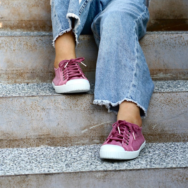 CIENTA Canvas Shoes 74777 42 - Women's Casual Shoes - Cotton & Hemp Pink