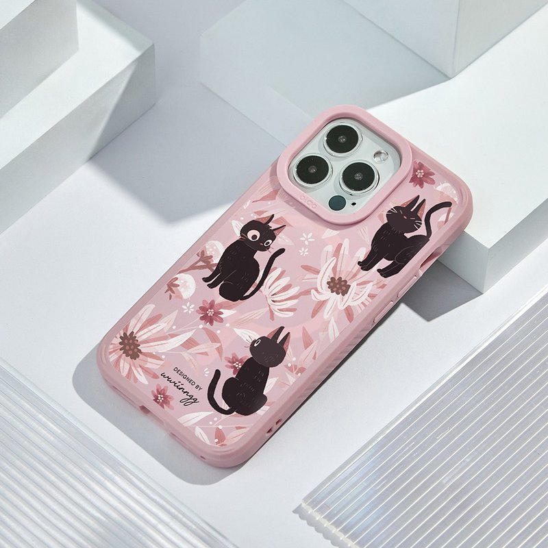 wwiinngg粉嫩貓貓峽谷強悍MagSafe iPhone手機殼 - 手機殼/手機套 - 矽膠 多色