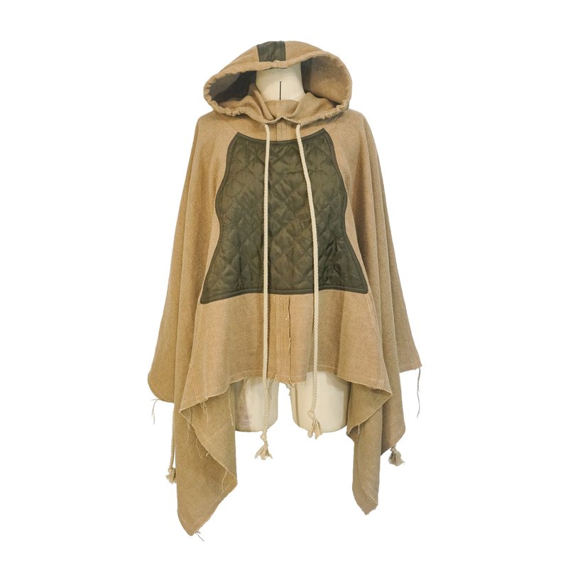 Aman No.105 Hooded Mountain Cape can be worn by both men and women - Women's Casual & Functional Jackets - Other Materials 