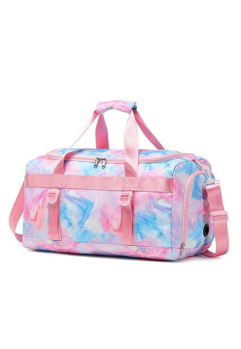 Duffel Bag With Shoes Compartment 920 pink - กระเป๋าถือ - ไนลอน สึชมพู