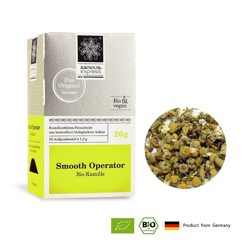 Smooth Operator / Organic Chamomile Tea / Express / 20 teabags - ชา - อาหารสด สีเหลือง
