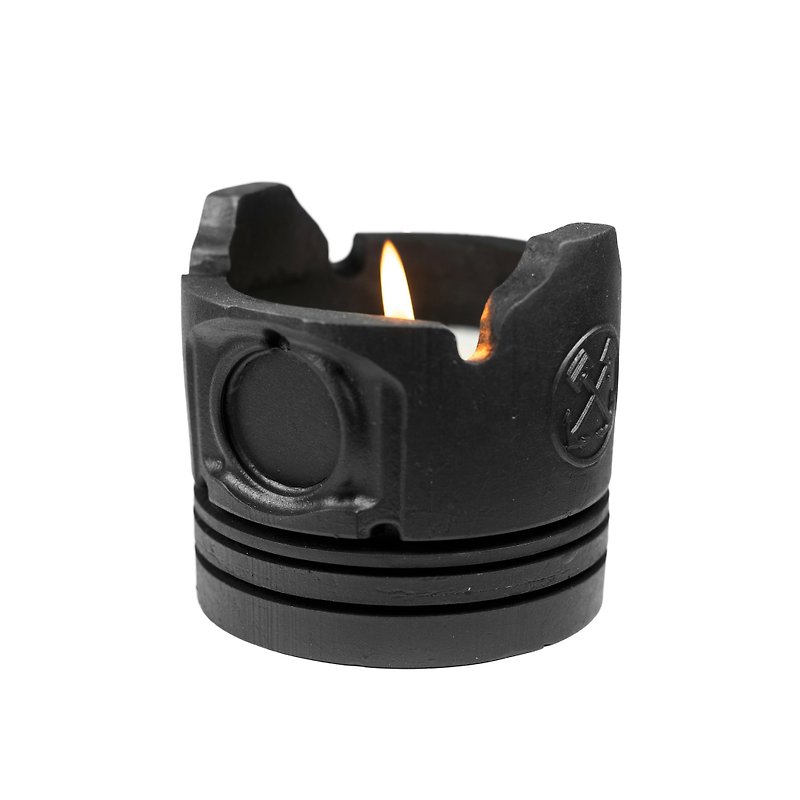 Piston Candle Piston Candle - เทียน/เชิงเทียน - ขี้ผึ้ง สีดำ