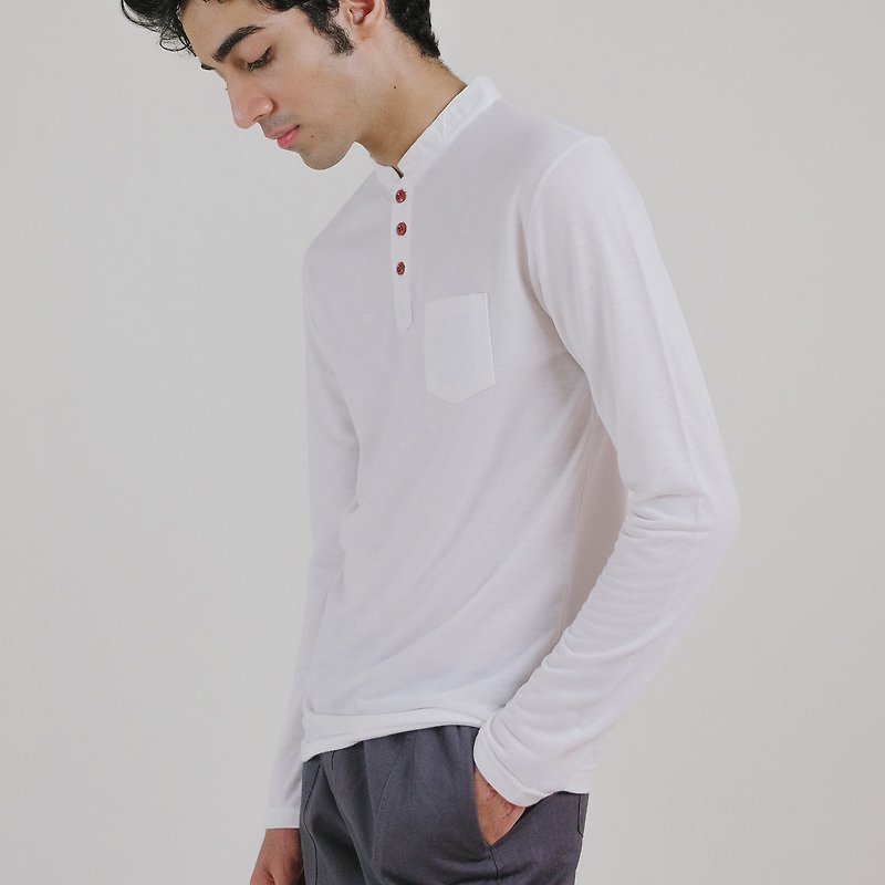 BASIC COTTON TEE (WHITE) - Unisex Hoodies & T-Shirts - Cotton & Hemp White
