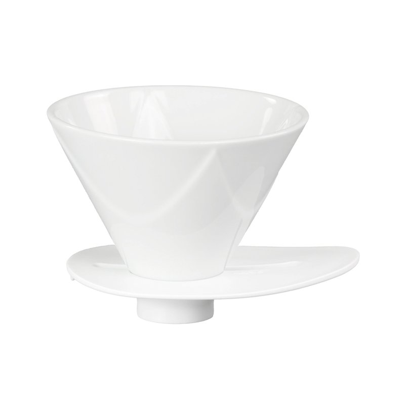 HARIO unlimited filter cup MUGEN V60 magnet ceramic filter cup VDMU-02 passerby coffee - เครื่องทำกาแฟ - วัสดุอื่นๆ สีใส