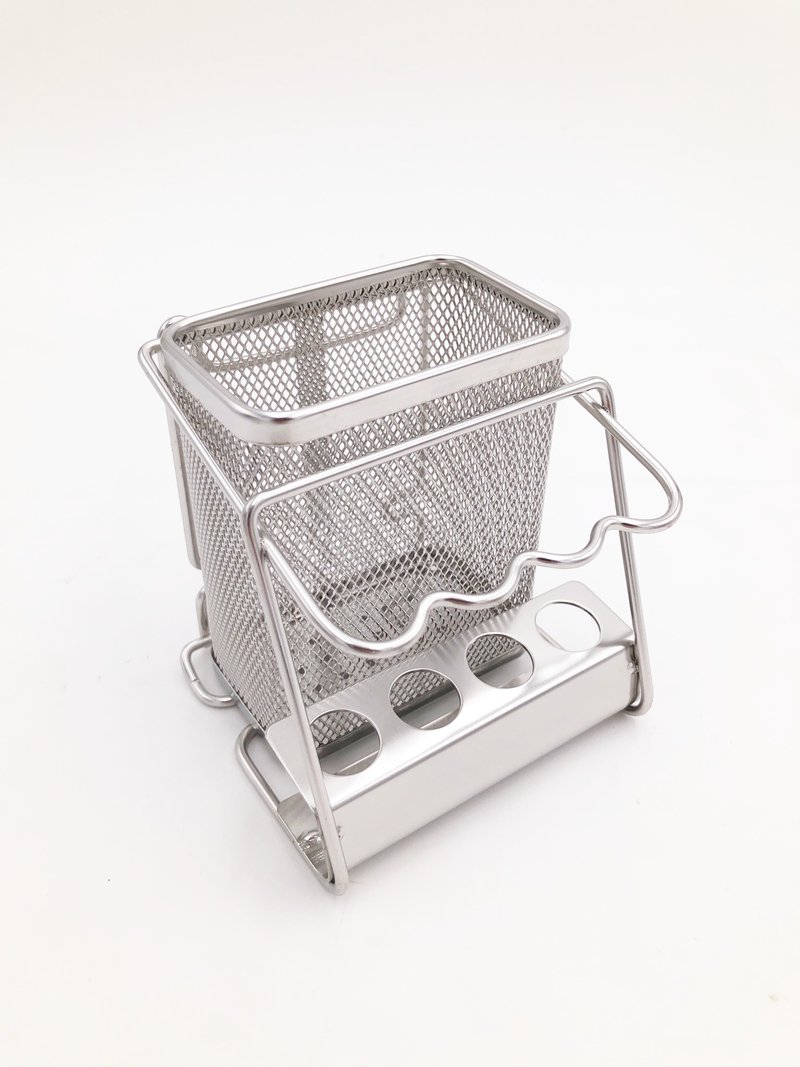 Stainless Steel toothbrush holder classic simple chain - Shelves & Baskets - Stainless Steel Silver