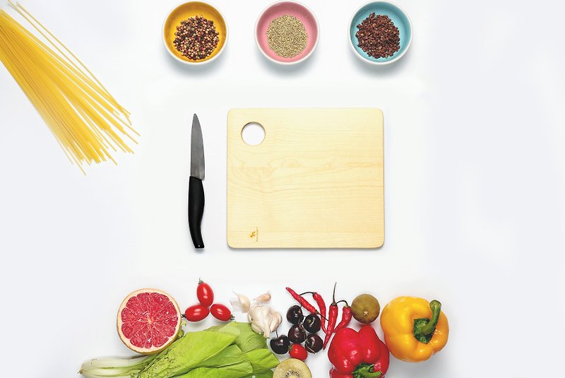 Breeze Light Food Cutting Board Square S - Serving Trays & Cutting Boards - Wood 