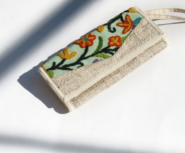ラバリ刺繍 インド刺繍 ミニ財布 お手玉財布