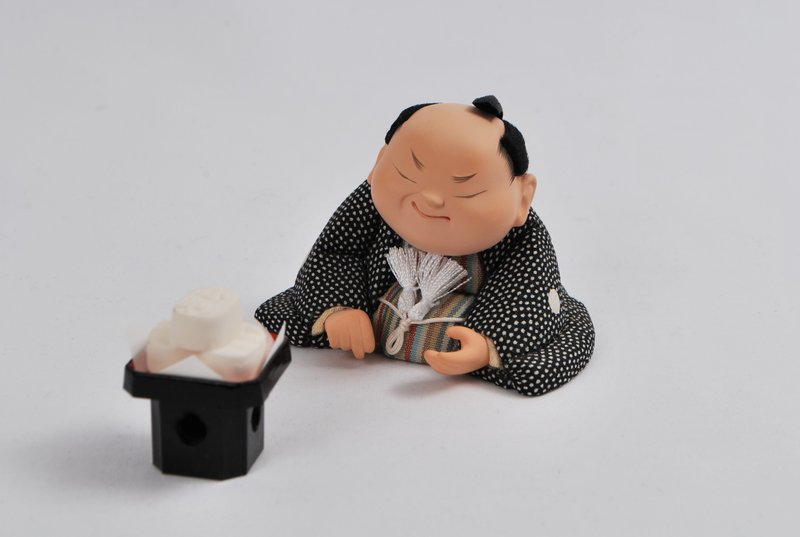 Aroma diffuser / Aromaya Bunzaemon / Kimekomi doll - Items for Display - Other Materials Black