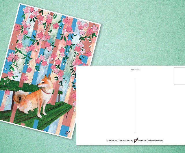 ポストカード 10枚セット ほっこりする動物 日本を感じる動物 ショップ Urikmad Illustration カード はがき Pinkoi