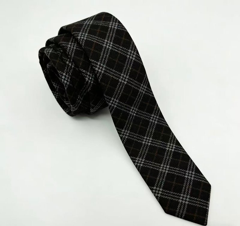 经典英伦格子领带学院风搭配礼盒装tie - 領帶/呔夾 - 羊毛 多色