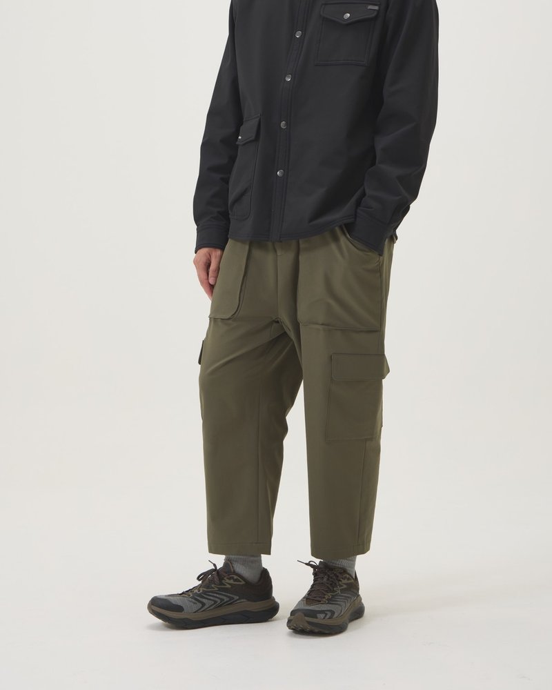 Wear-resistant and splash-proof work pants (military green) - Men's Pants - Polyester Green