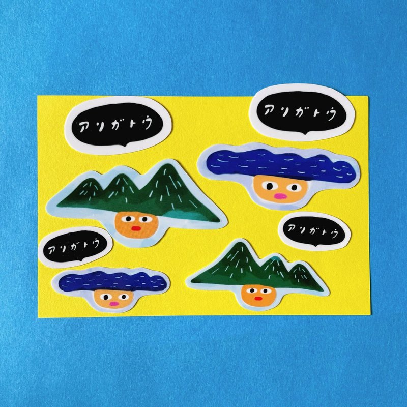 シール、ステッカー、可愛いイラスト - 貼紙 - 塑膠 多色