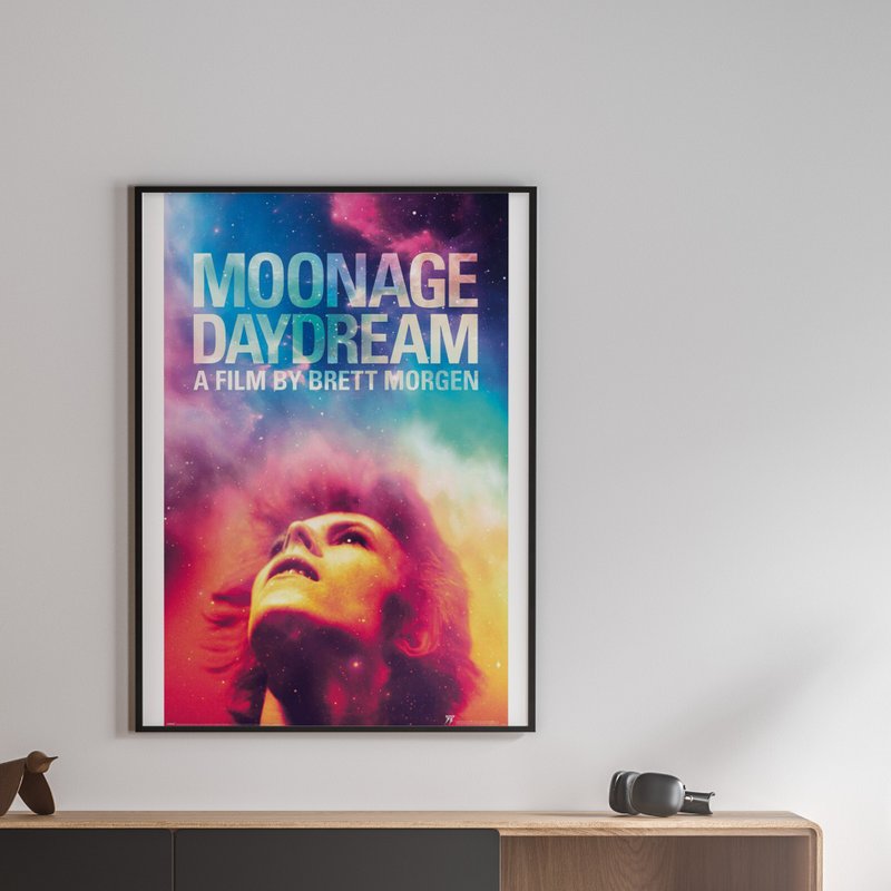 【David Bowie】 Moonage Daydream Official Promotional Poster - Posters - Paper Multicolor