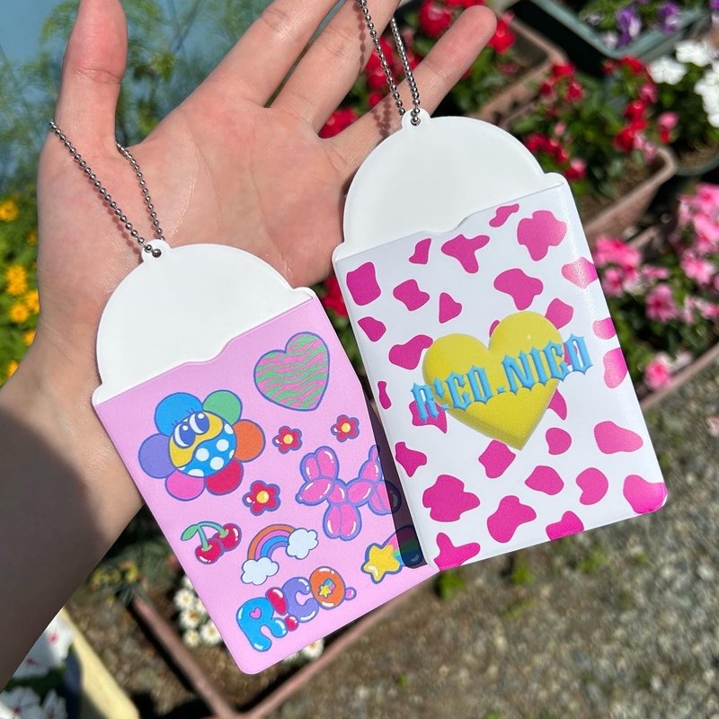 Cute card case IC card Idol trading card case - ID & Badge Holders - Other Materials 