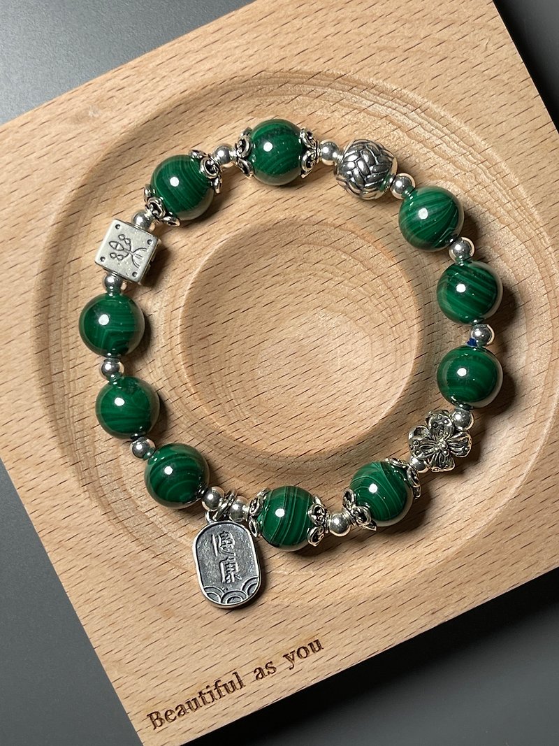 Stone. Sterling silver. Original bracelet. - Bracelets - Jade 