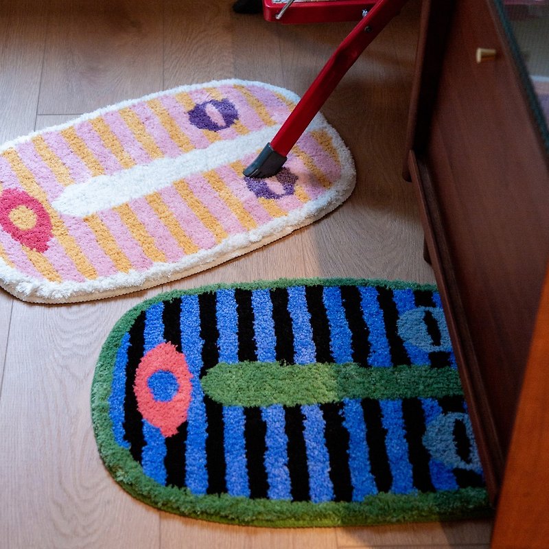 PointLab【uha-uha】小眾藝術設計地毯臥室衛生間門口吸水地墊 - 地墊/地毯 - 聚酯纖維 