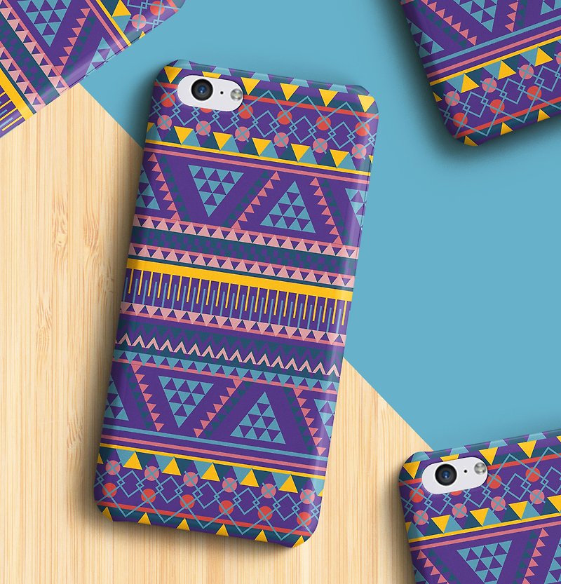 【โปร11.11 】Tribal-purple phone case - เคส/ซองมือถือ - พลาสติก สีม่วง