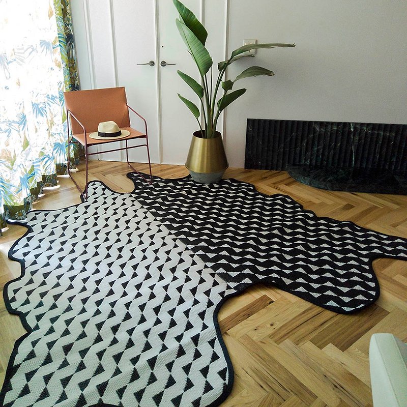 [Taiwan exclusive] PDM | KOBE animal skin woven floor mat - Rugs & Floor Mats - Waterproof Material Multicolor