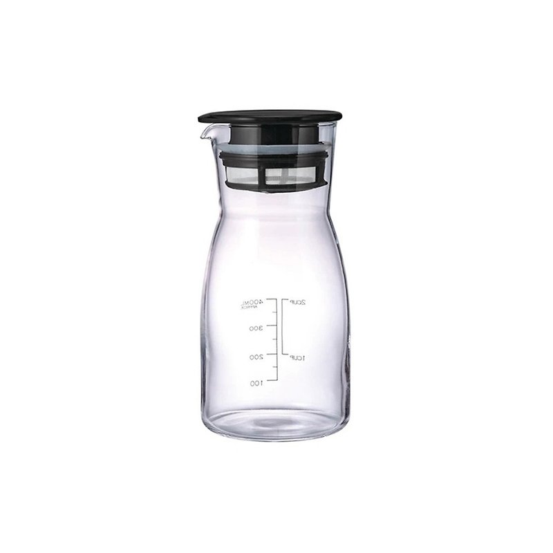 維納格醋飲壺700 - 水壺/水瓶 - 玻璃 黑色