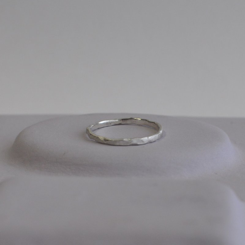 Hammered Silver ring/size available - General Rings - Other Metals Silver