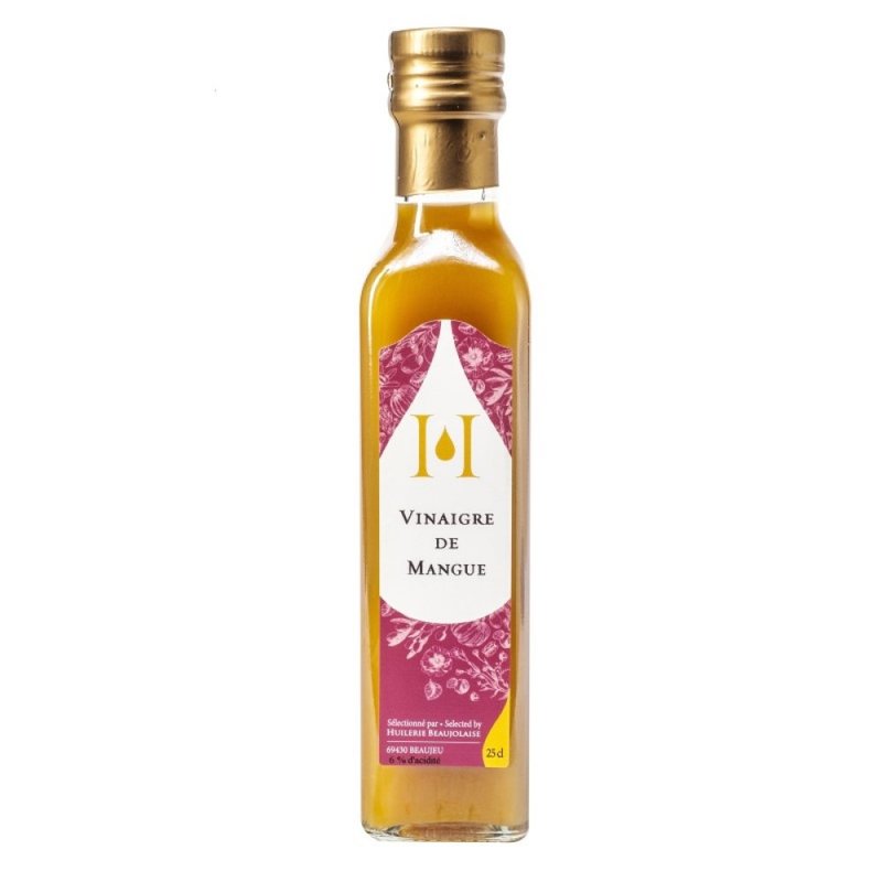 French Platinum Jiulai Mango Vinegar ~ Designated by French Michelin Three-Star Restaurant - Vinegar & Fruit Vinegar - Glass 