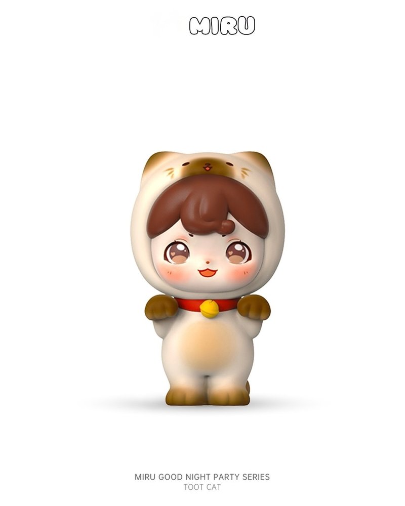 boptoys 潮玩波普 MIRU 蜜露晚安派對系列盲盒 - 公仔/玩偶 - 塑膠 