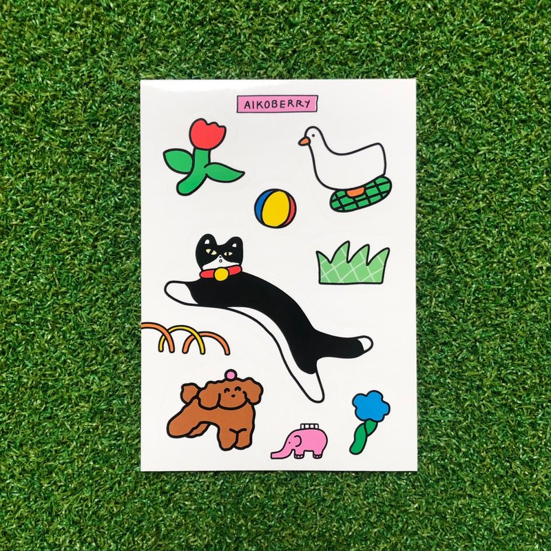 Play in the park - 貼紙 - 紙 多色