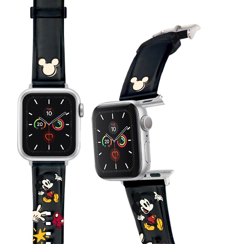 Disney - Apple Watch Band (PVC Series-Mickey) - Watchbands - Plastic Black