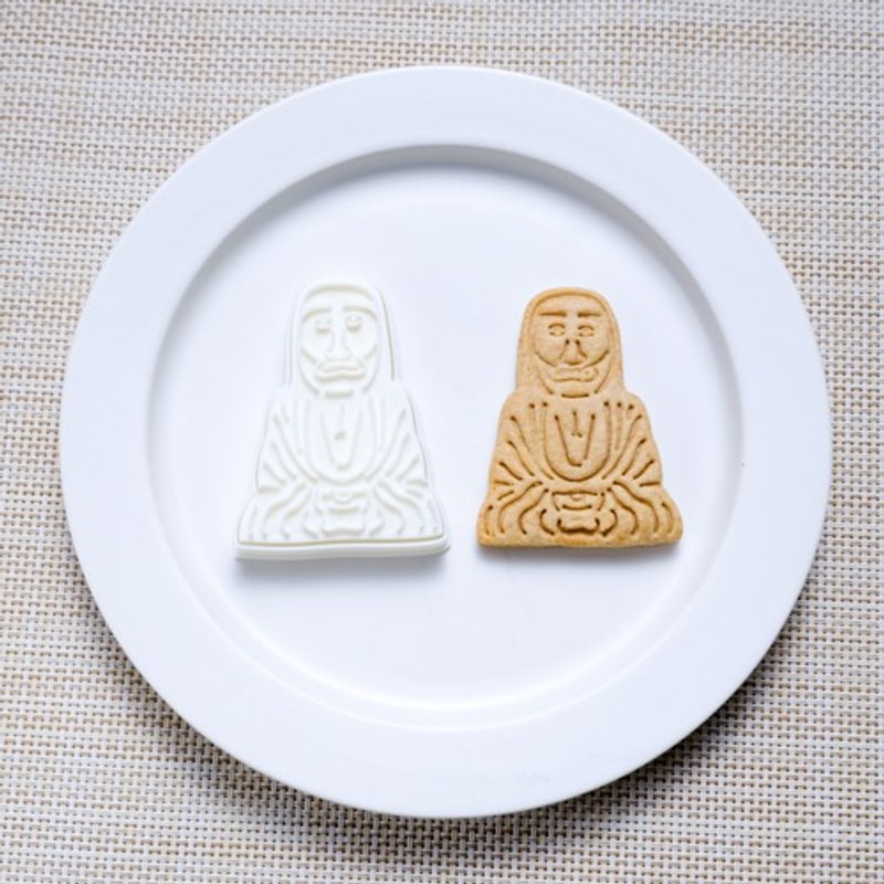 Koryuji Bodhidharma (cookie cutter, cookie mold) - เครื่องครัว - ไม้ 