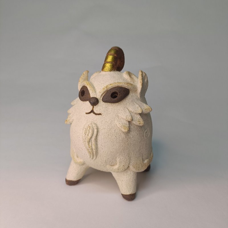 上古四祥獸-白澤/陶藝品/原創 - 擺飾/家飾品 - 陶 