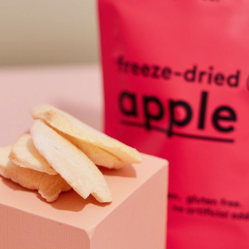 【天然蘋果凍乾】冰晶技術保存美味營養 無添加糖 - 水果乾 - 濃縮/萃取物 