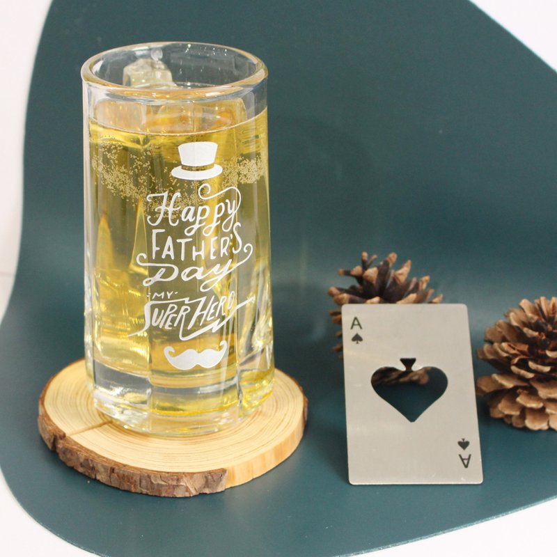 Text Art |禮物—訂製創意大容量啤酒杯套裝|文字雕刻 - 酒杯/酒器 - 玻璃 