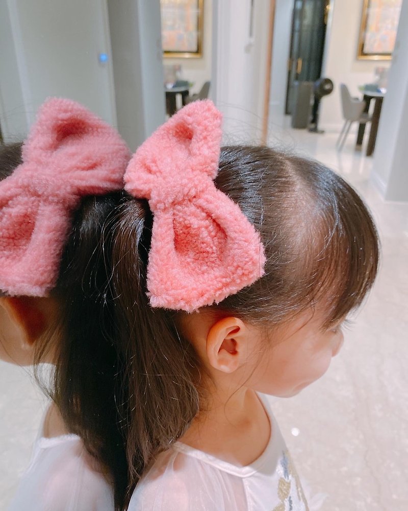 Rabbit Lulu Cutie Big Bow Hair Accessory - หมวกเด็ก - ผ้าฝ้าย/ผ้าลินิน หลากหลายสี
