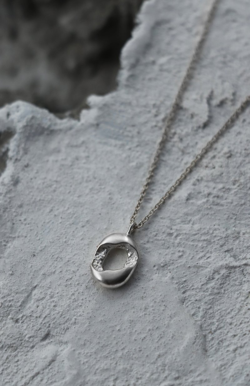 Lunar Phase I Sterling Silver Necklace - Necklaces - Sterling Silver Silver