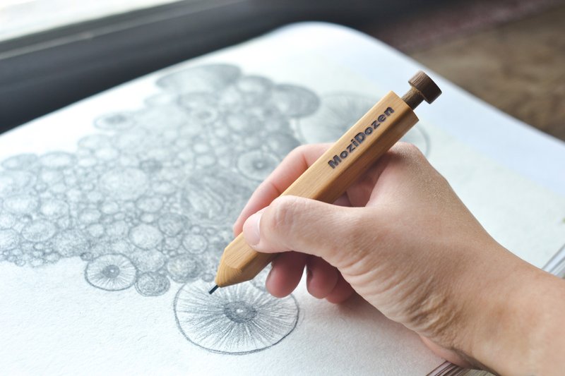 自動鉛筆-檜木 l 木質文具 2.0MM - 鉛筆/自動鉛筆 - 木頭 咖啡色